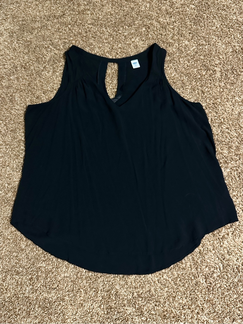 Old Navy Flowy Black Sleeveless Top size XL